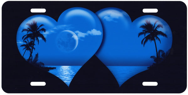 Tropical Hearts Auto Tag