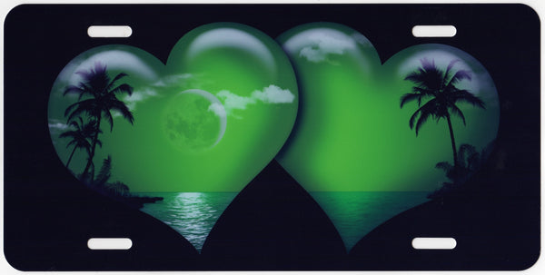 Tropical Hearts Auto Tag