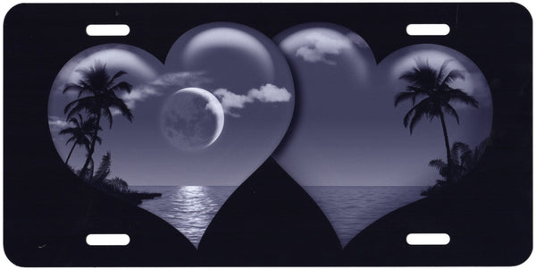 Tropical Hearts Auto Tag