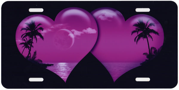 Tropical Hearts Auto Tag