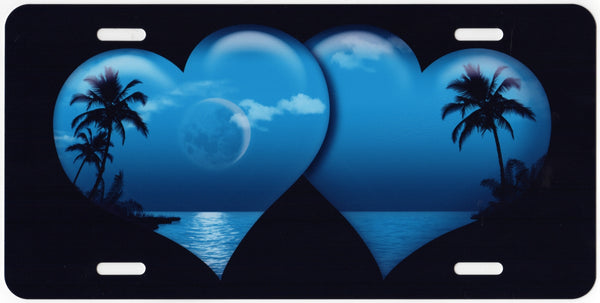 Tropical Hearts Auto Tag