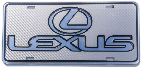 Lexus Carbon Fiber on Mirror Tag